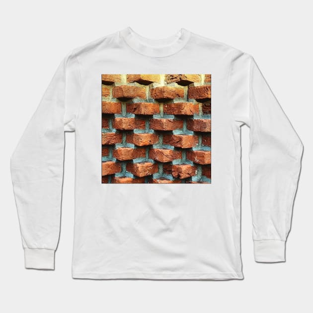 Bricks Long Sleeve T-Shirt by dw-fotografie